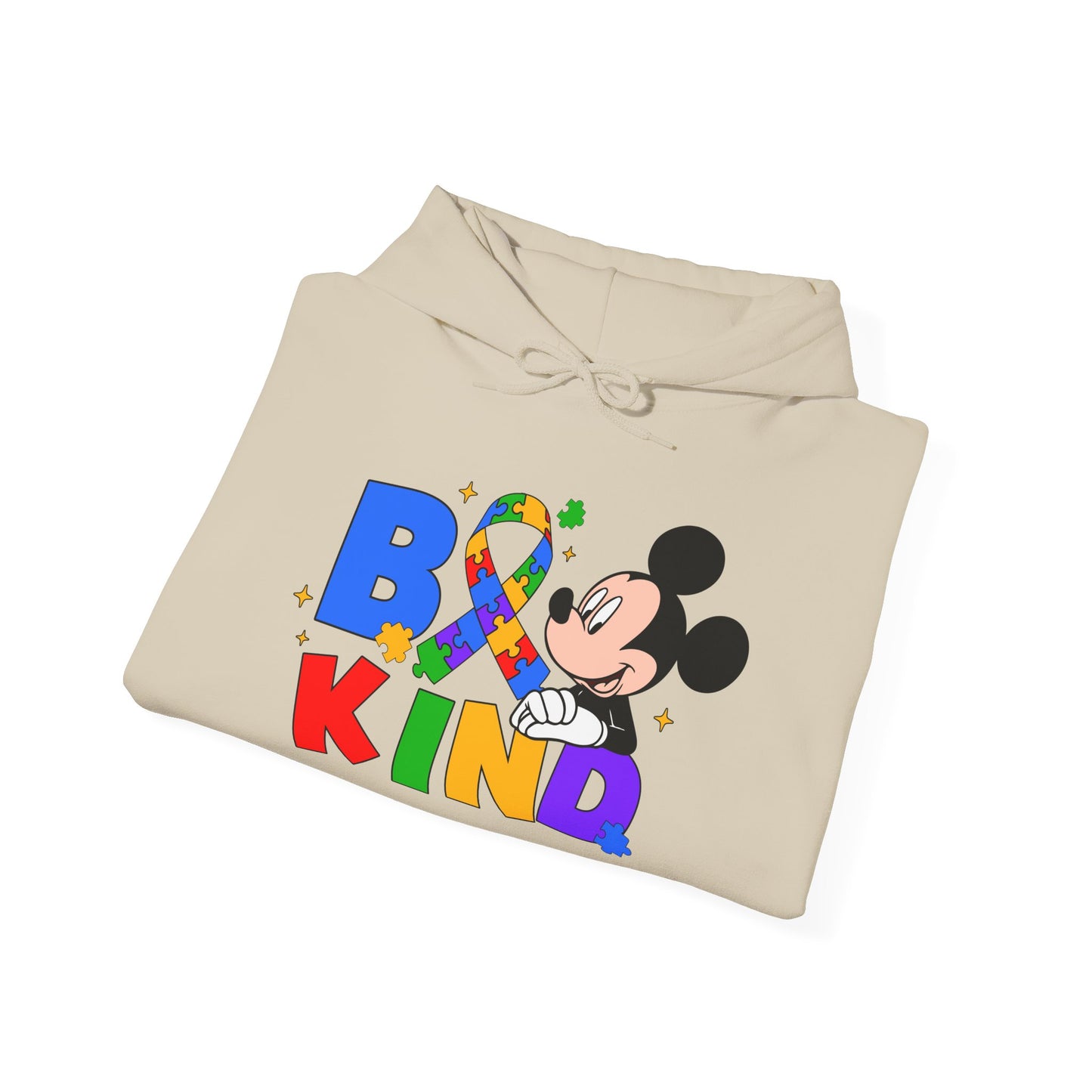Be Kind Hoodie — Rainbow Ribbon Mickey Mouse Anti-Bullying Sweatshirt