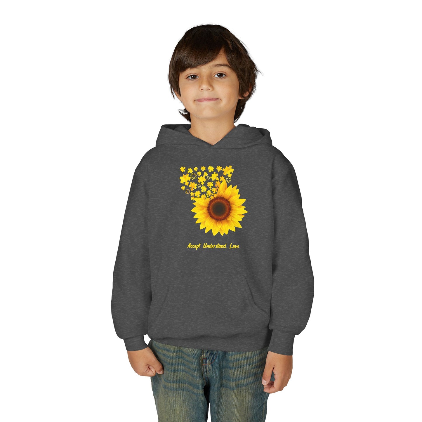 Sunflower Love Youth Heavy Blend Hoodie