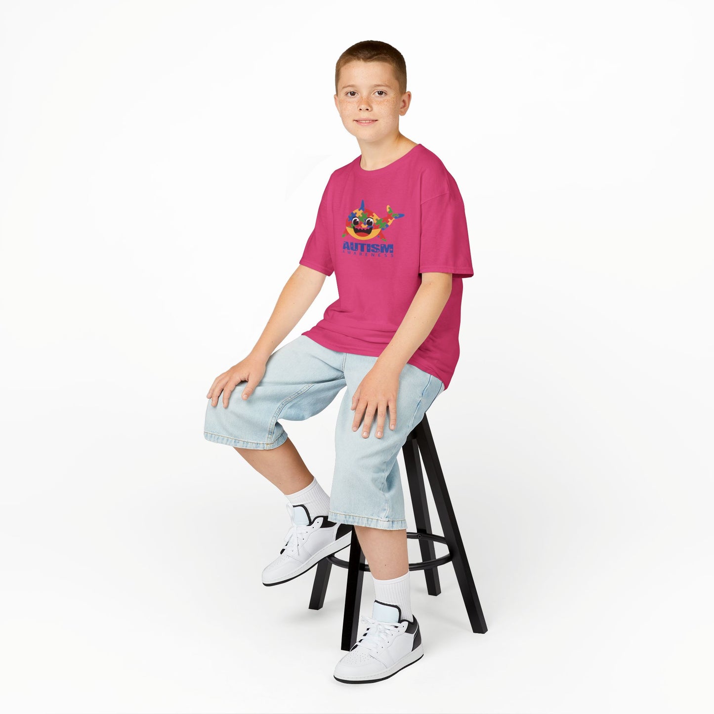 Kids Tee Baby Shark Autism Awareness Shirt