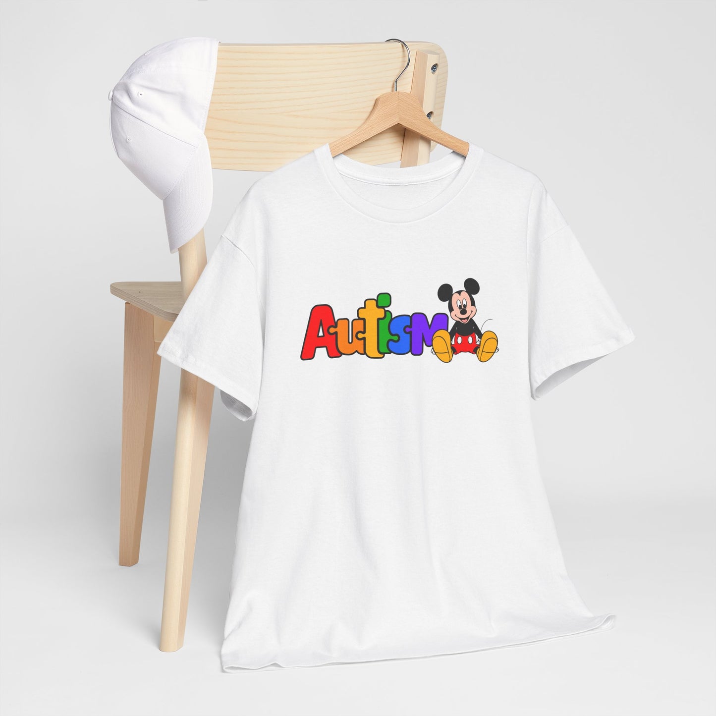 Autism Awareness Kids Tee — Colorful Puzzle Letters Design