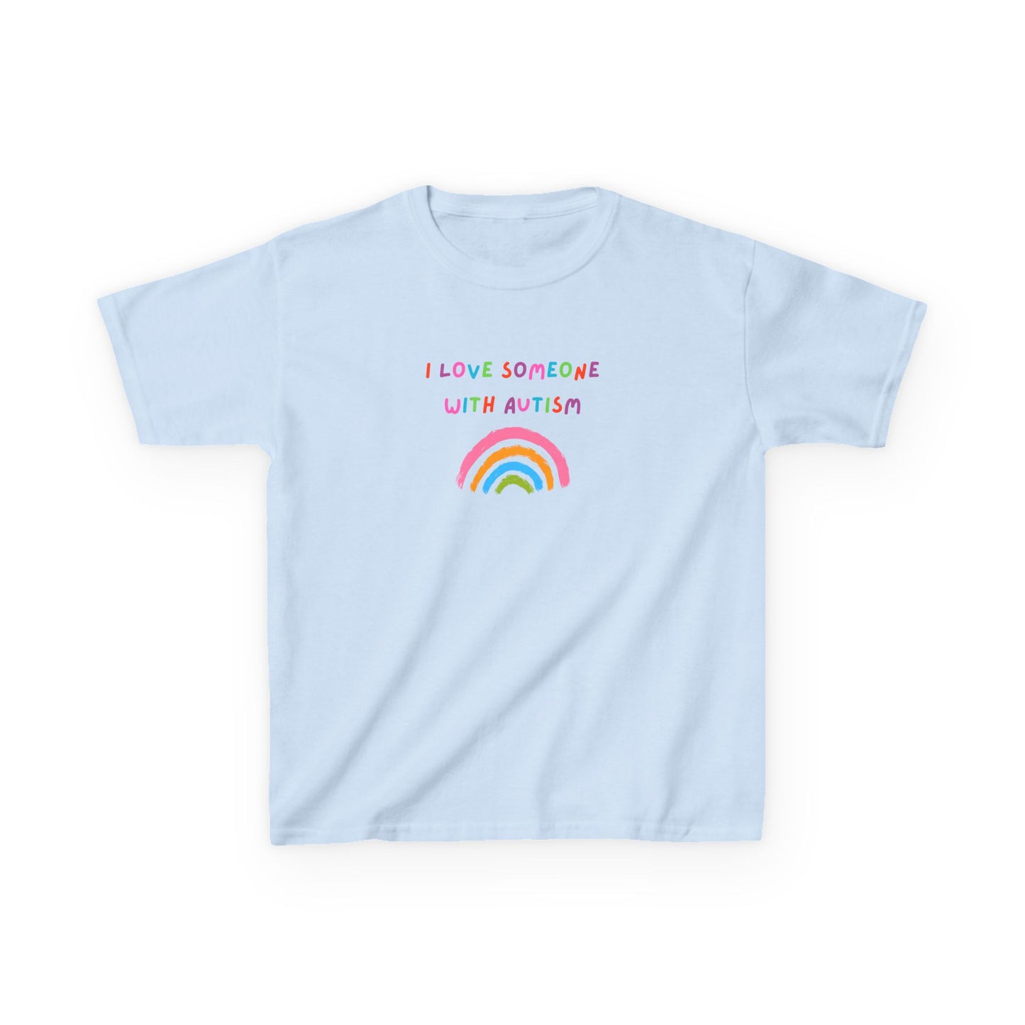 Autism Awareness Kids Tee - I Love Someone with Autism