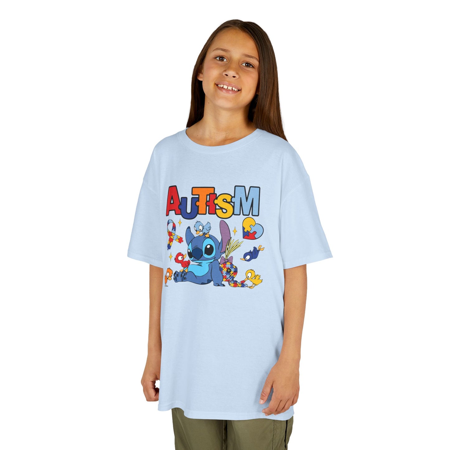 Kids Tee — Cute Autism Awareness Design with Puzzle Pieces