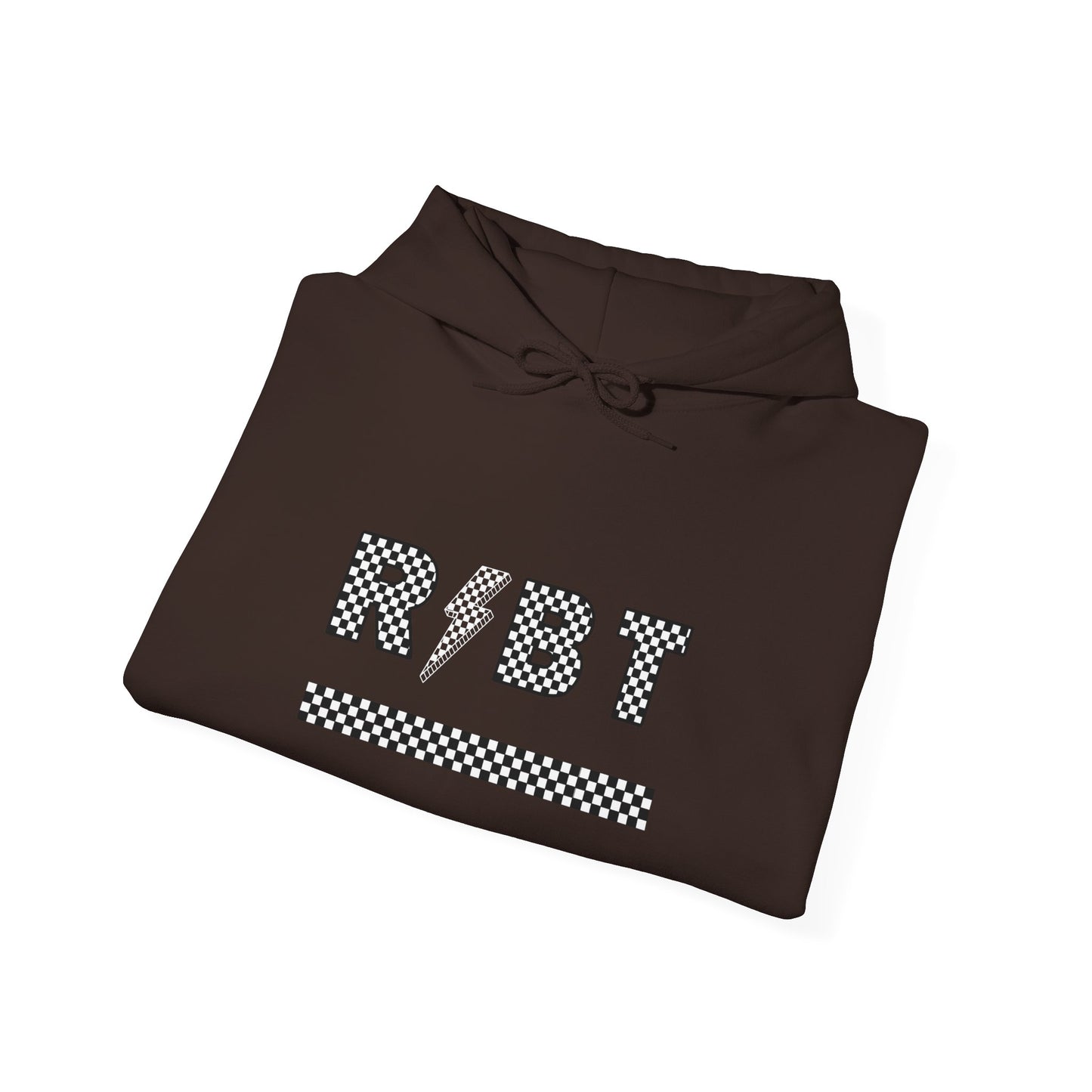 RBT Lightening Bolt Checkered Hooded Sweatshirt