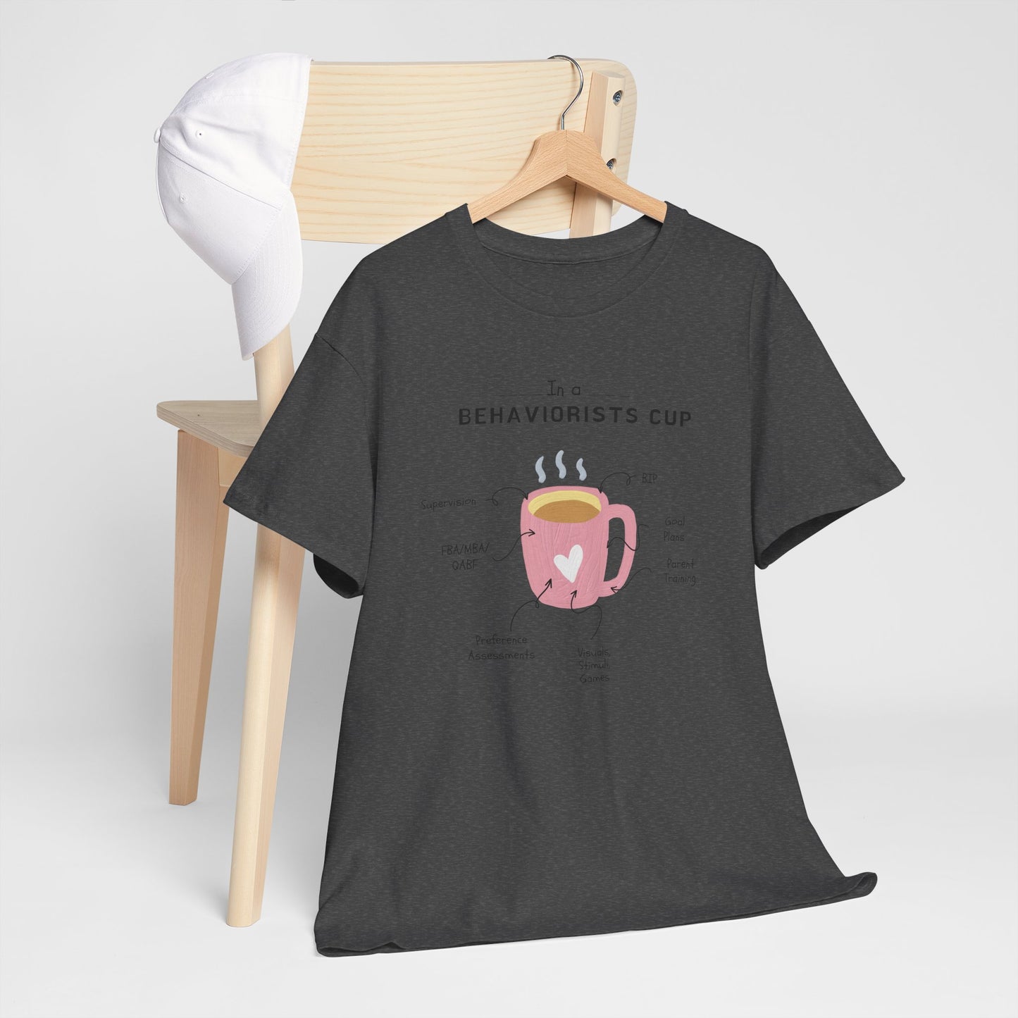 Behaviorist's Cup Unisex Heavy Cotton Tee - Fun Graphic Tee for Psychology Lovers
