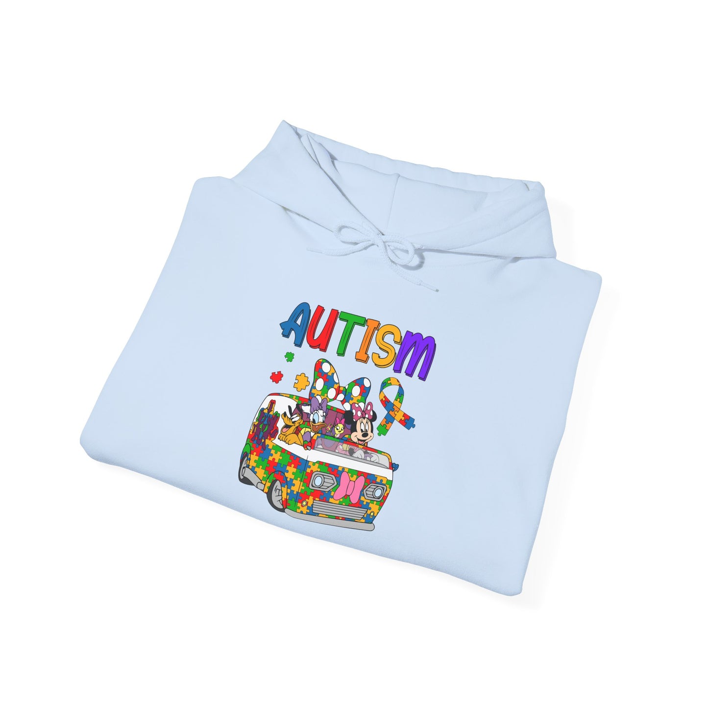 Autism Awareness Puzzle Heart Hoodie — Colorful Support Sweatshirt