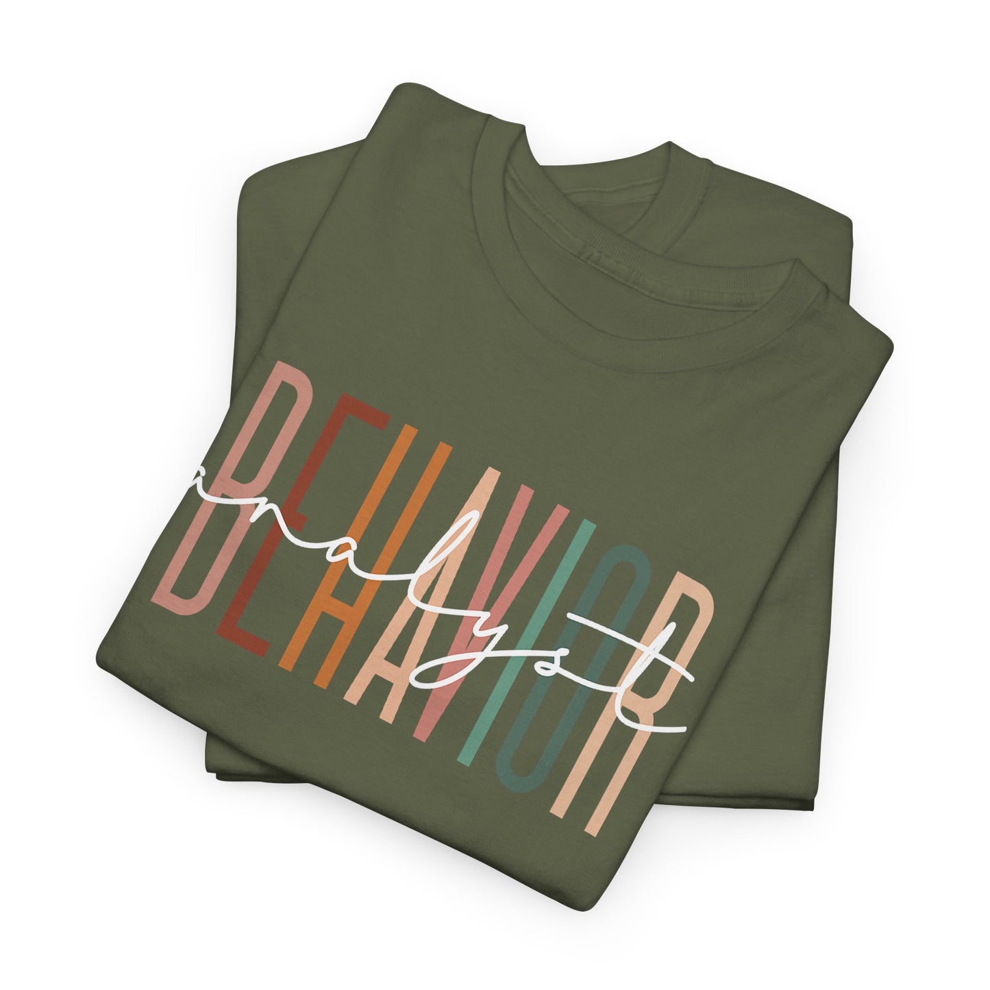 Behavior Anxious Tee — Retro Script Anxiety Awareness T-Shirt