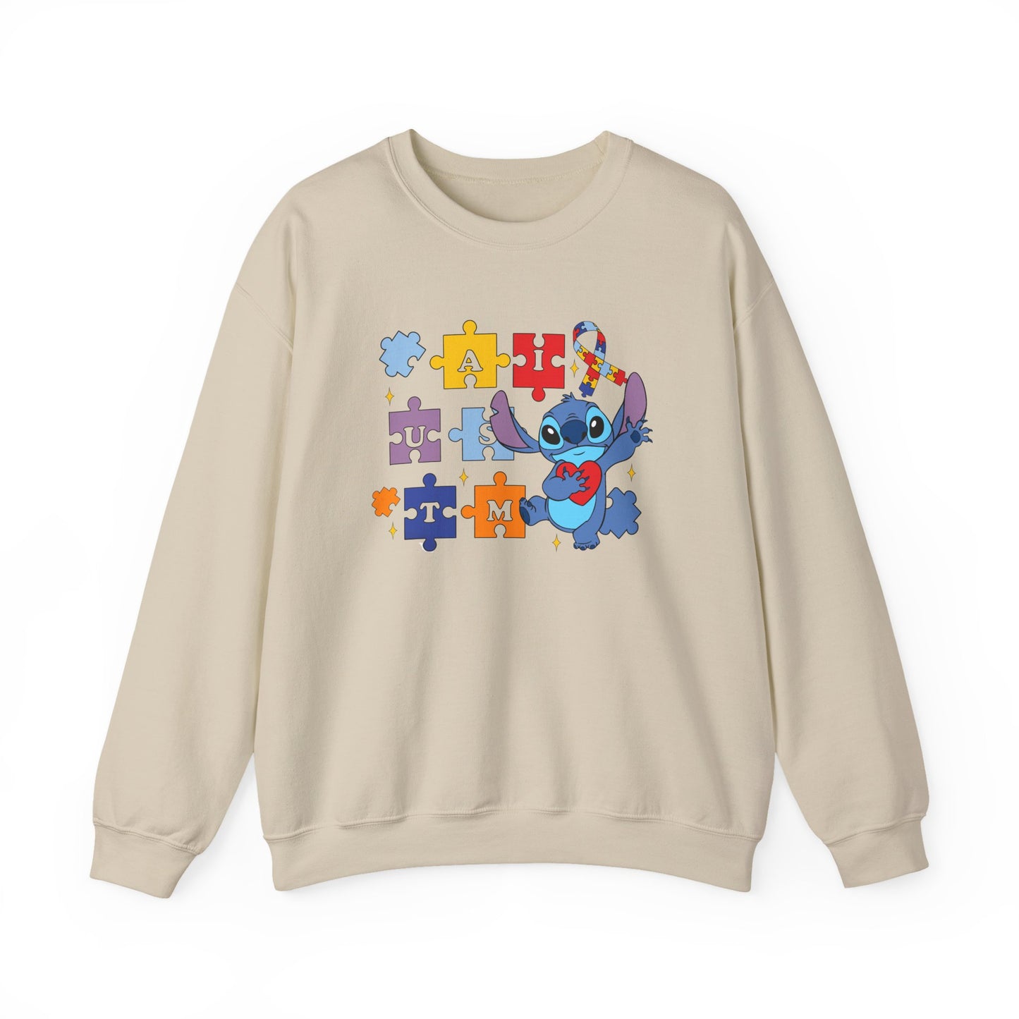 Autism Awareness Puzzle Heart Sweatshirt