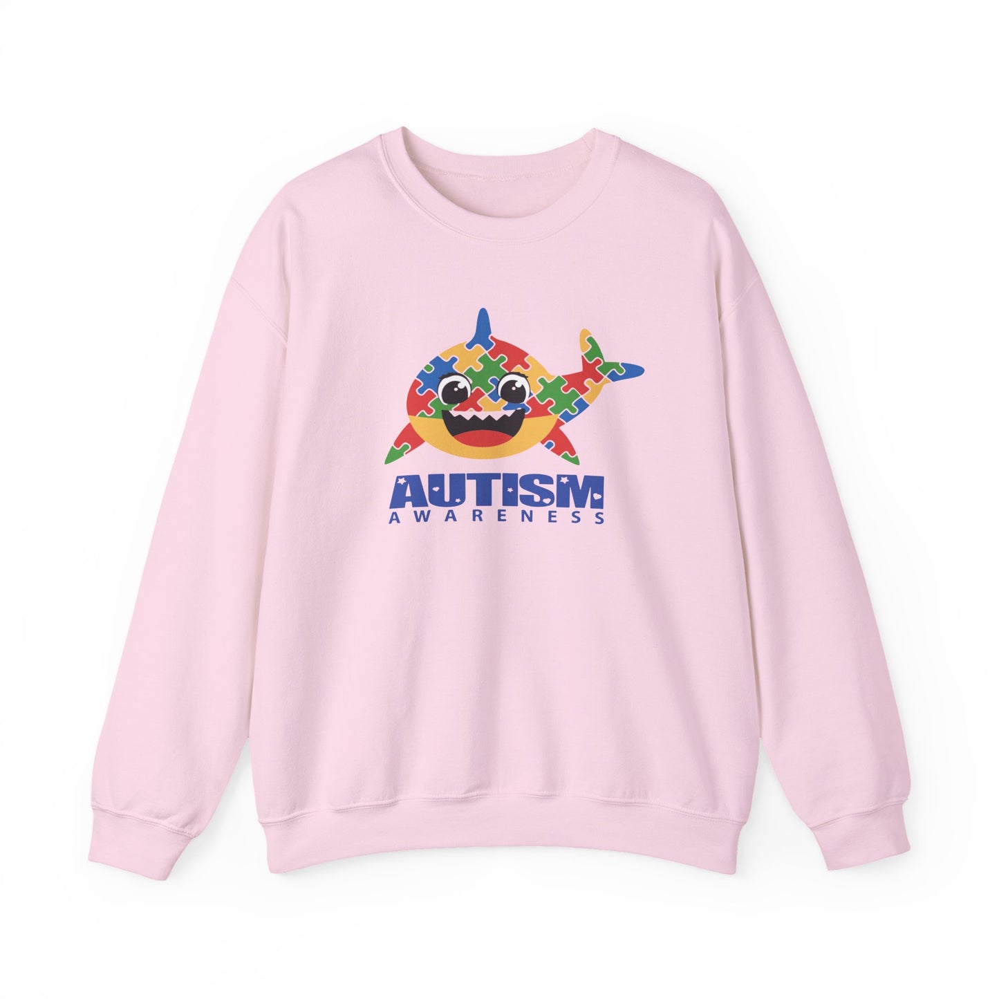 Baby Shark Autism Awareness Crewneck Sweatshirt