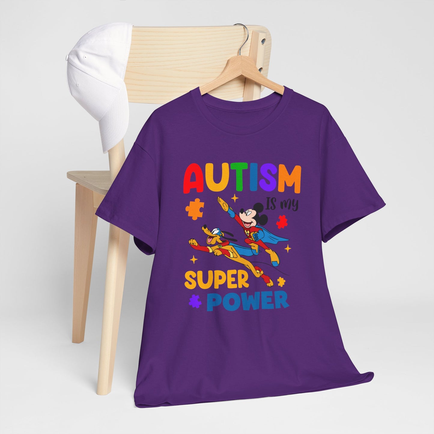 Autism Is My Superpower Tee — Colorful Autism Awareness Kids Shirt