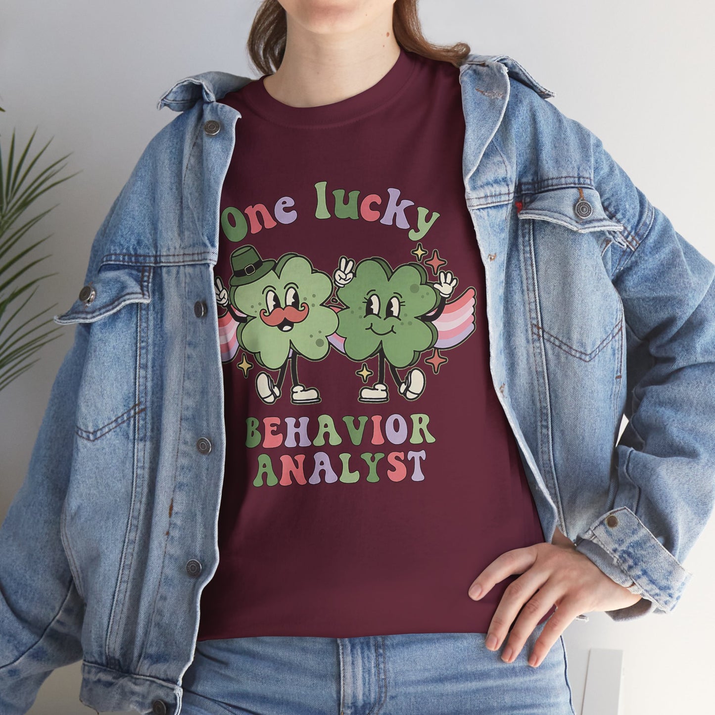 One Lucky Behavior Analyst T-Shirt — St. Patrick’s Day Shamrock ABA Shirt