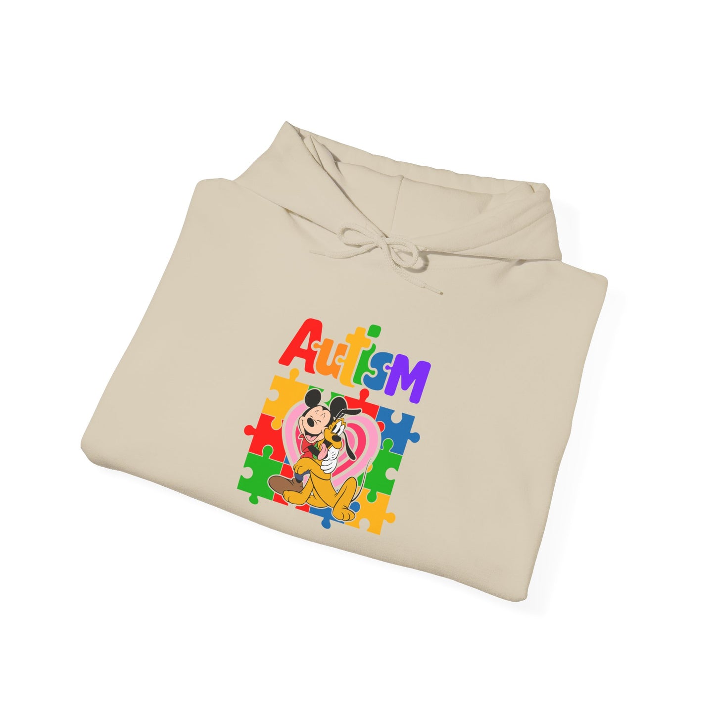 Autism Awareness Puzzle Heart Hoodie – Support & Acceptance Sweatshirt