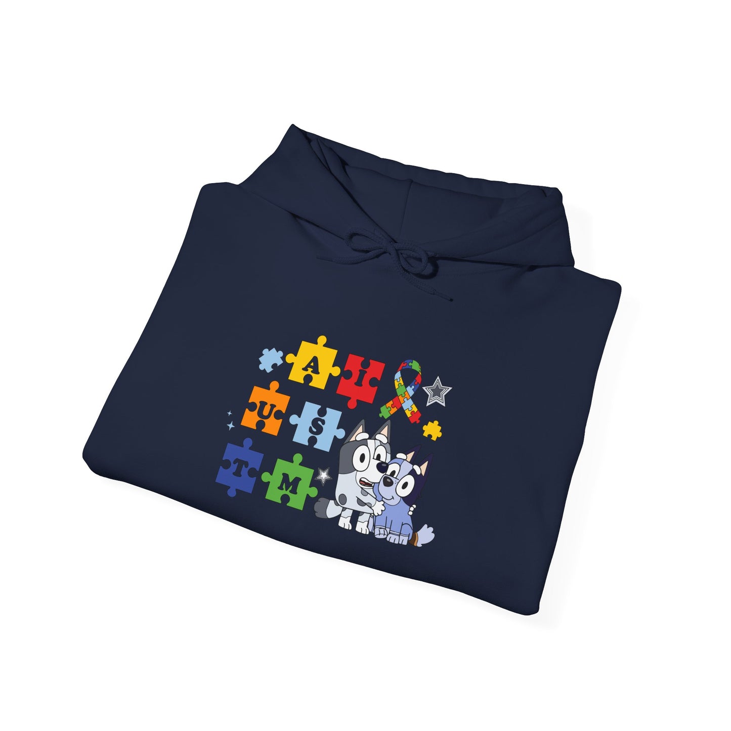 Autism Awareness Puzzle Paw Hoodie