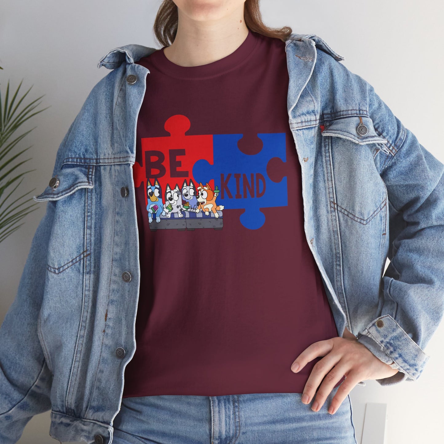 Be Kind Puzzle Piece T-Shirt — Autism Awareness Tee