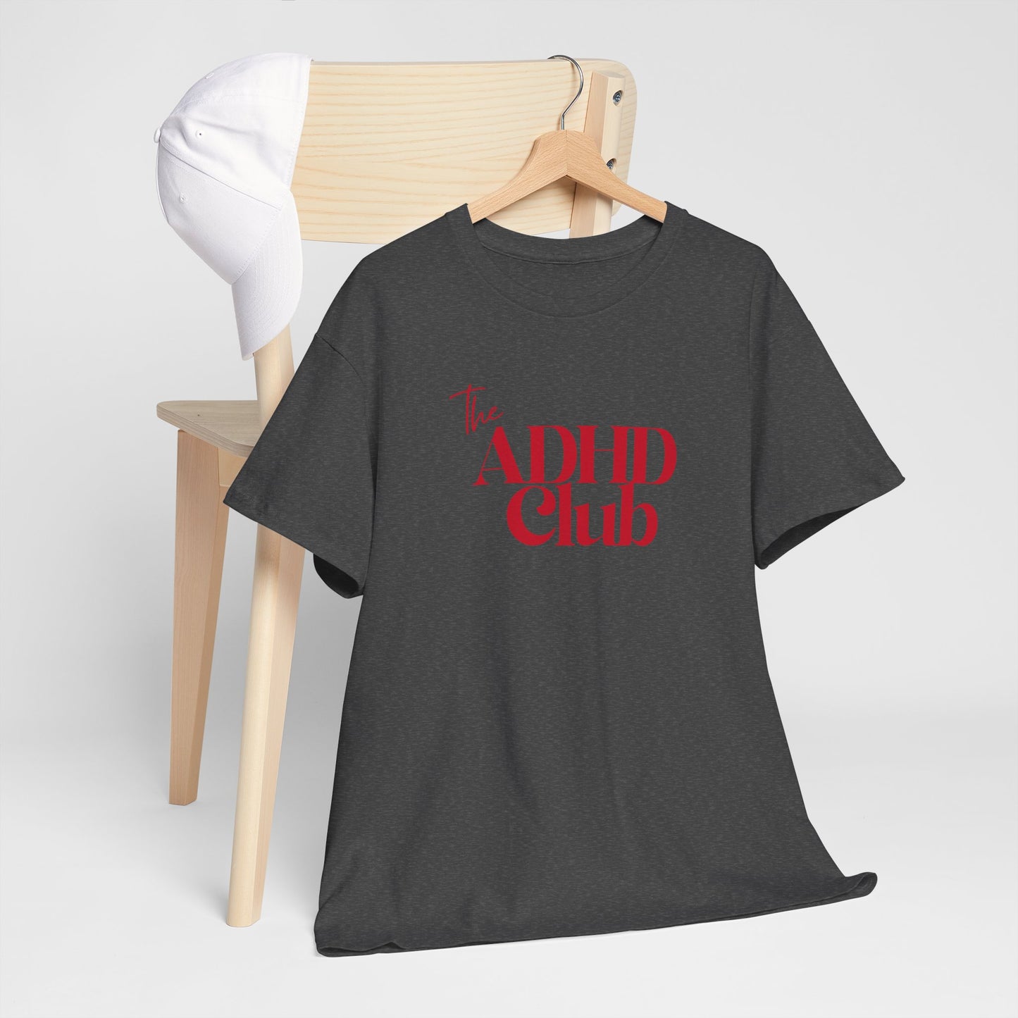 ADHD Club Unisex Heavy Cotton Tee - Comfortable & Supportive T-Shirt