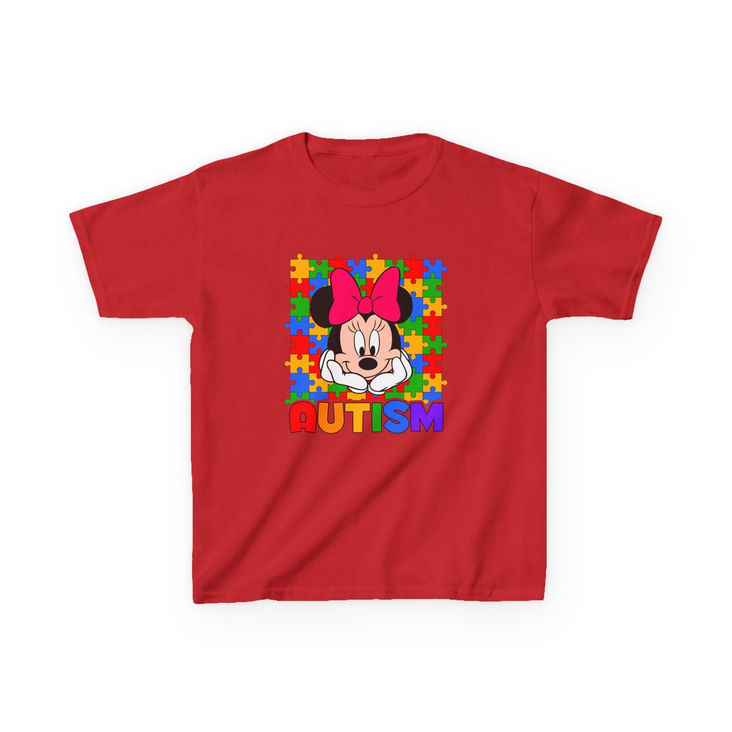 Kids Tee — Colorful Puzzle Autism Support Shirt