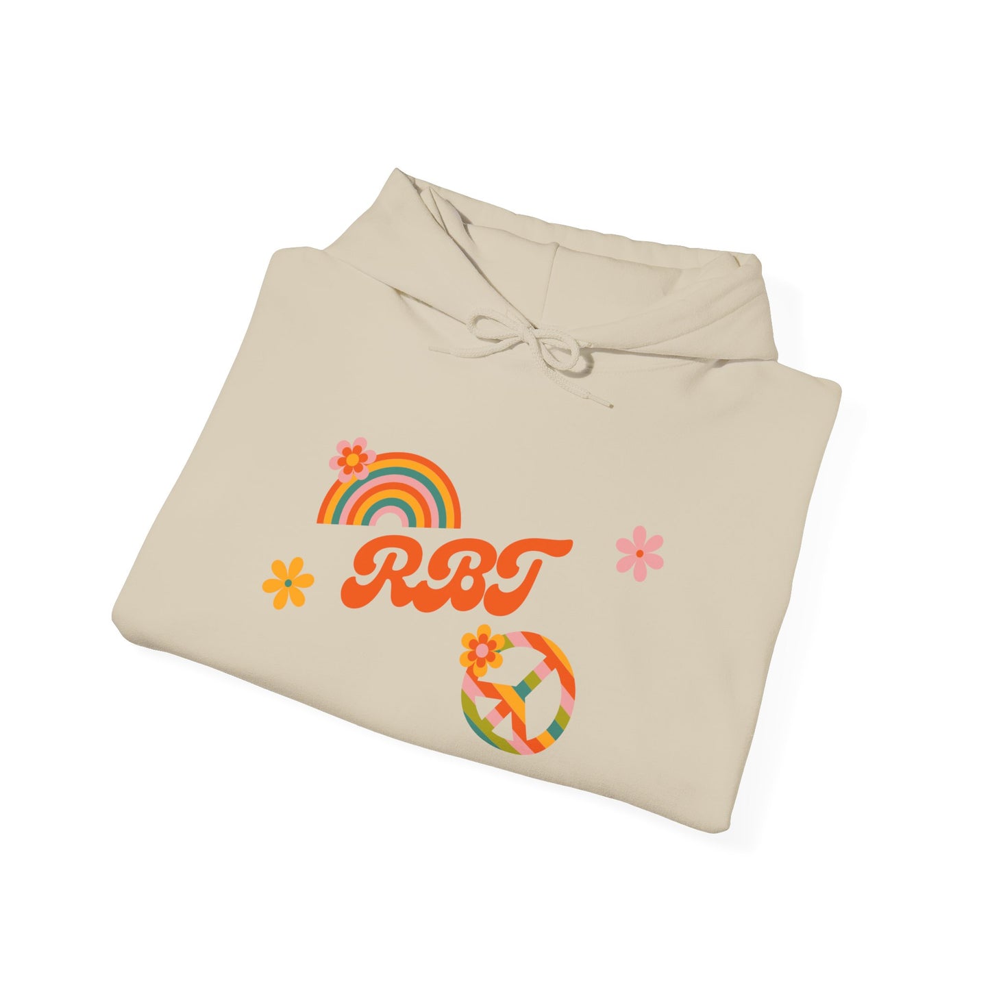 Retro Rainbow RBT Hooded Sweatshirt