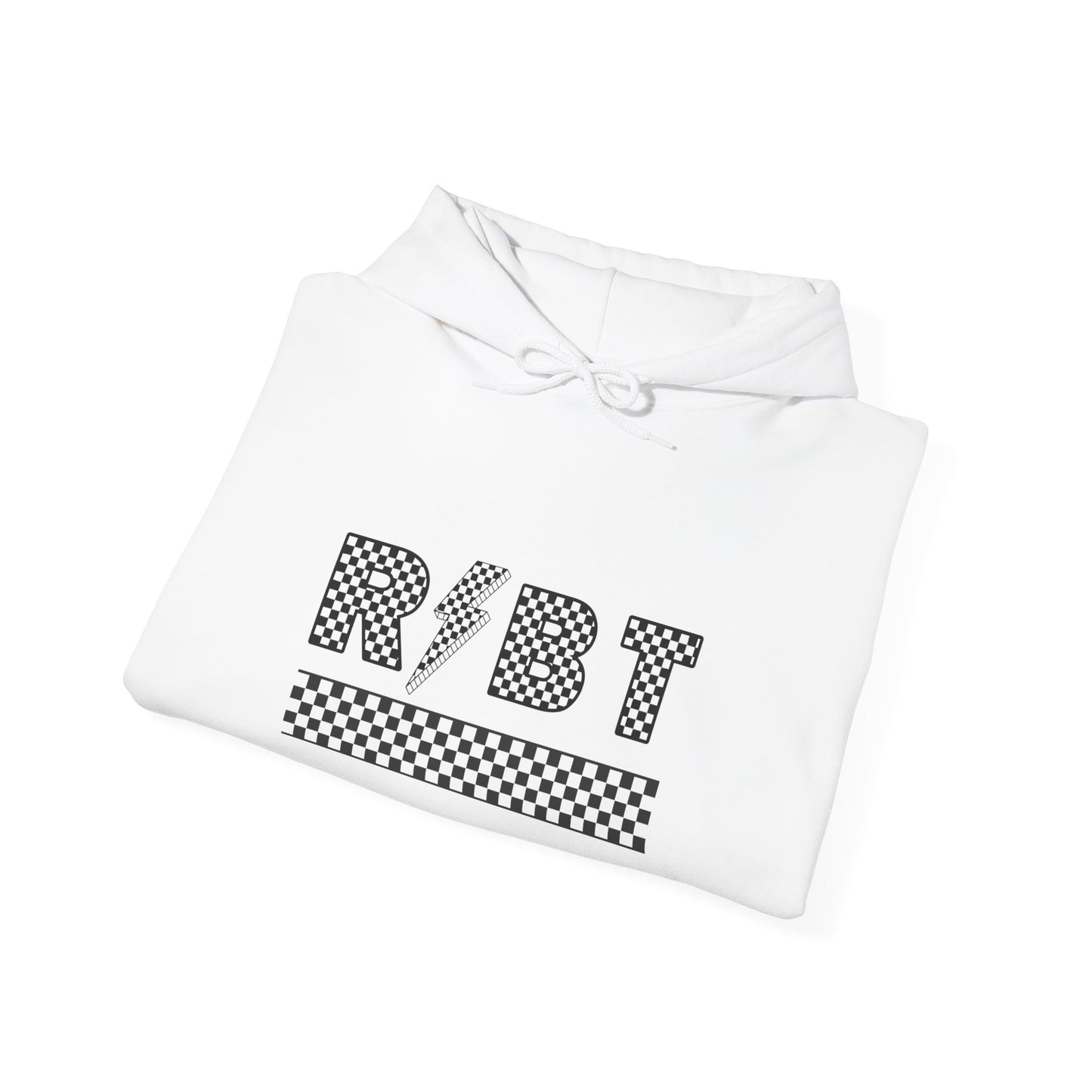 RBT Lightening Bolt Checkered Hooded Sweatshirt