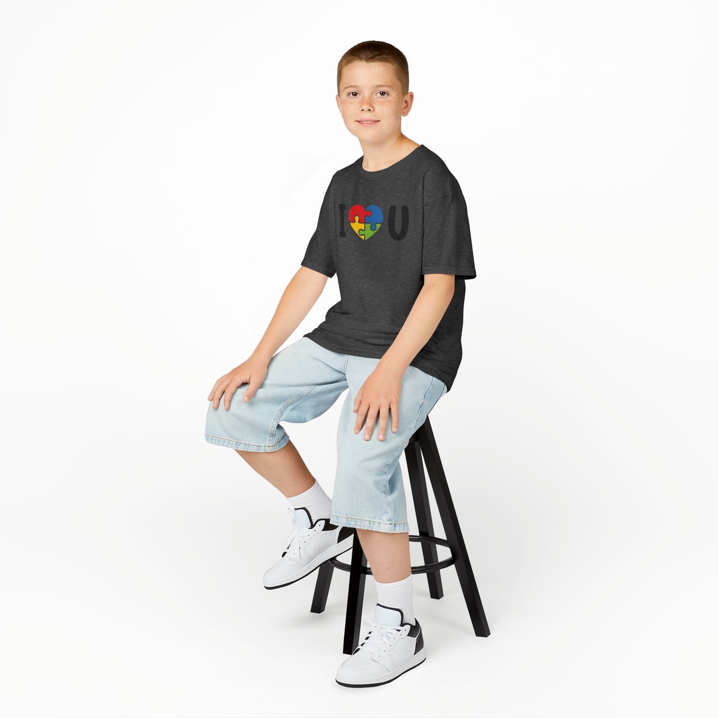 Colorful Puzzle Love Kids Tee