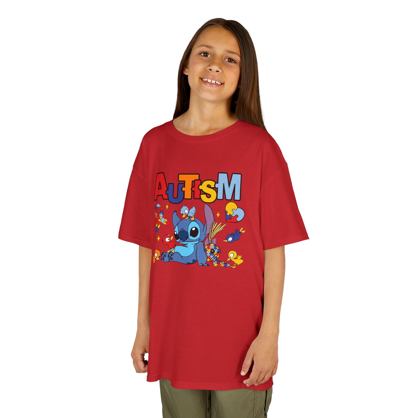 Kids Tee — Cute Autism Awareness Design with Puzzle Pieces