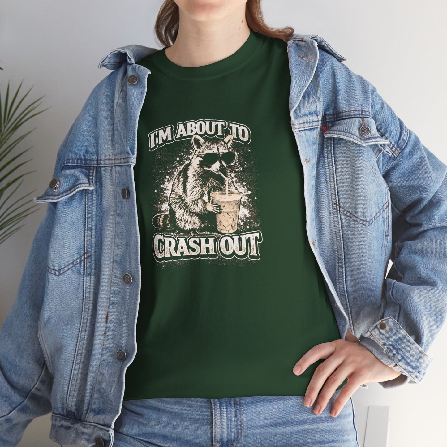 I’m About to Crash Out Skull Tee – Vintage Biker Rock Graphic T-Shirt