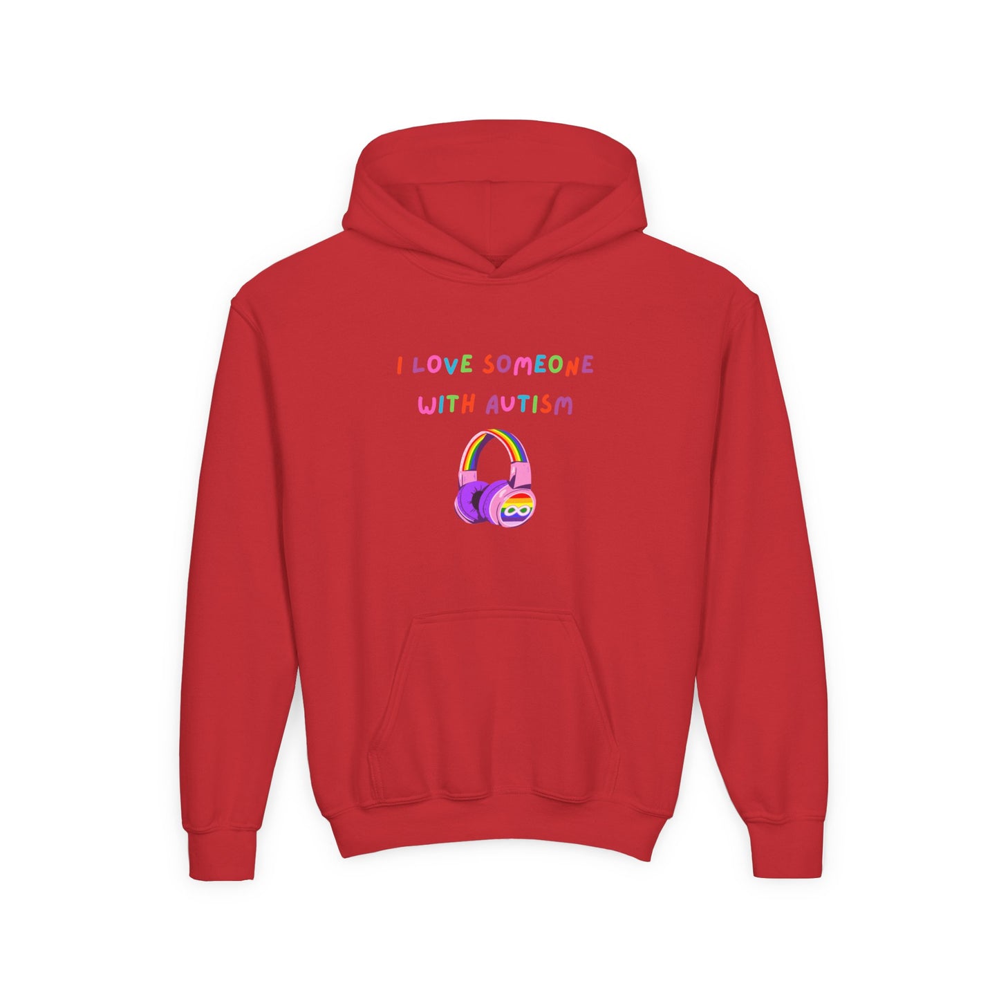 Autism Awareness Youth Hoodie - I Love Someone with Autism
