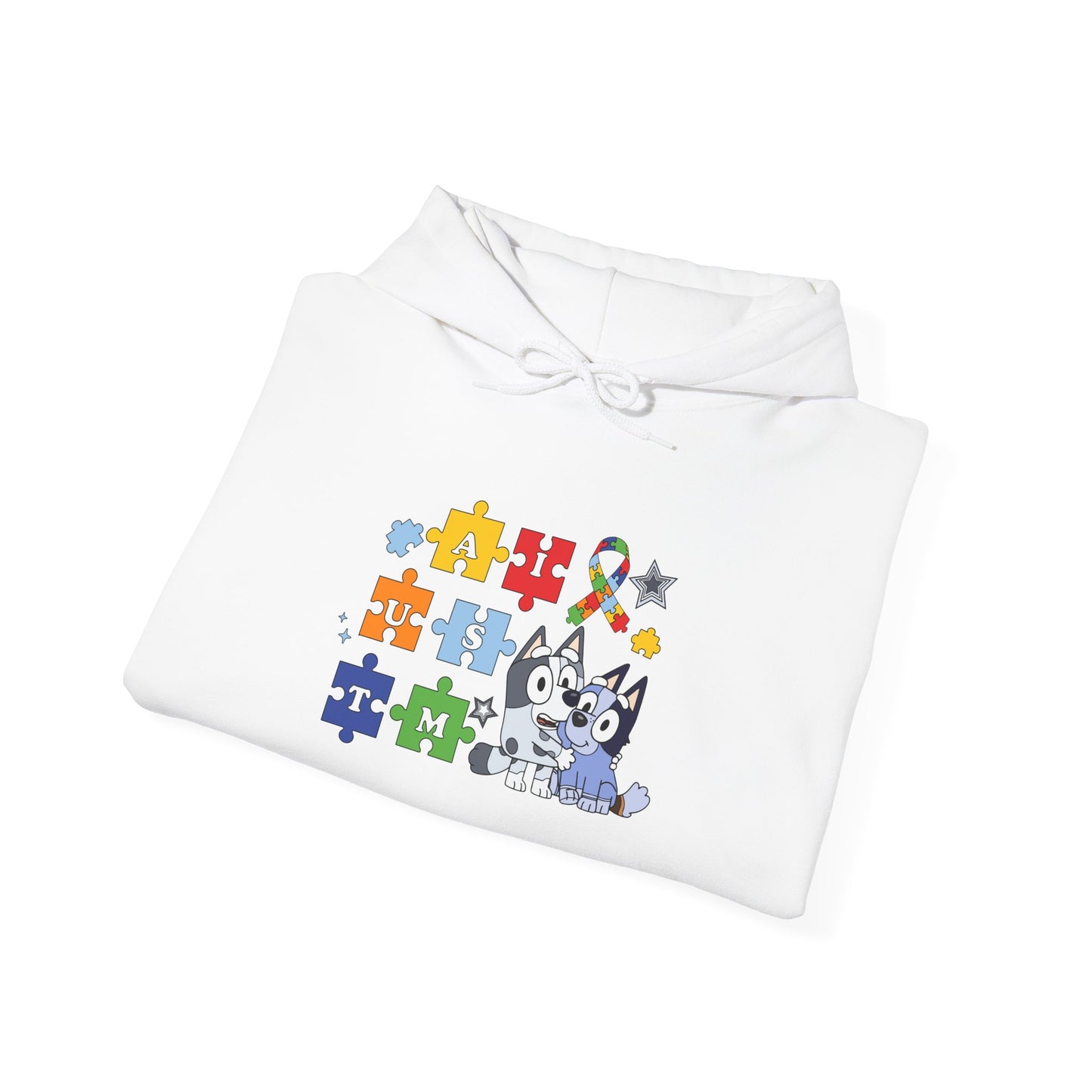 Autism Awareness Puzzle Paw Hoodie