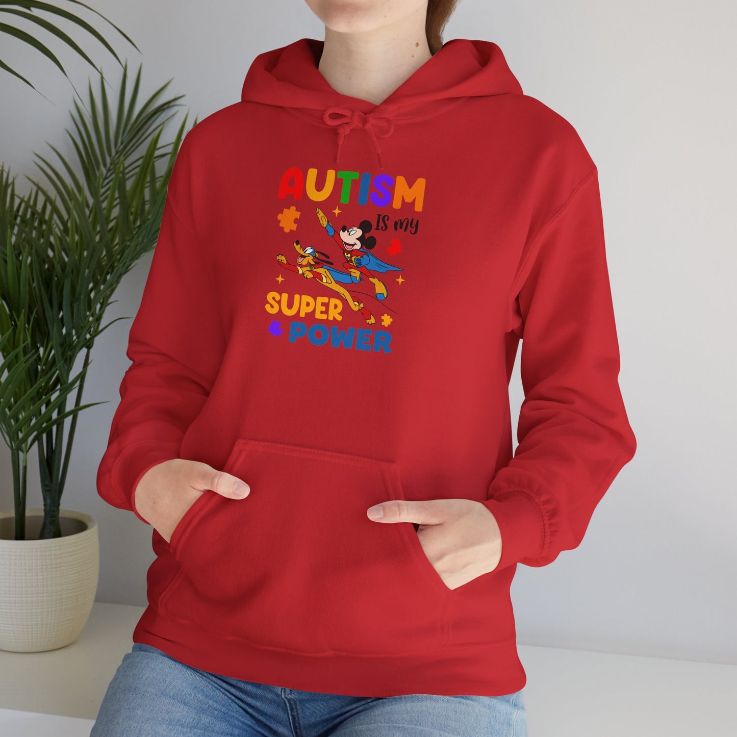 Autism Is My Superpower Hoodie — Colorful Kids & Adult Awareness Pullover