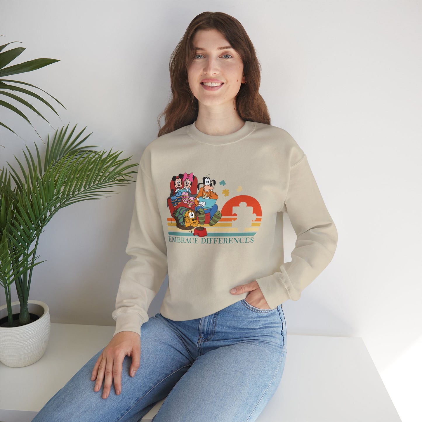 Embrace Differences Crewneck Sweatshirt