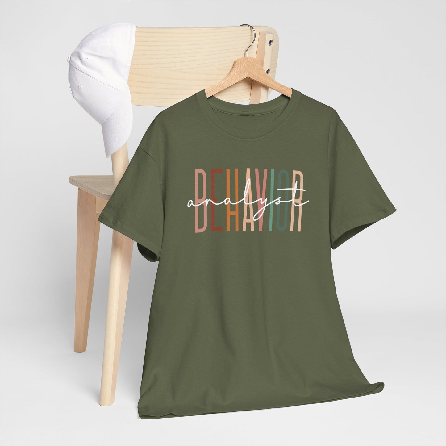Behavior Anxious Tee — Retro Script Anxiety Awareness T-Shirt