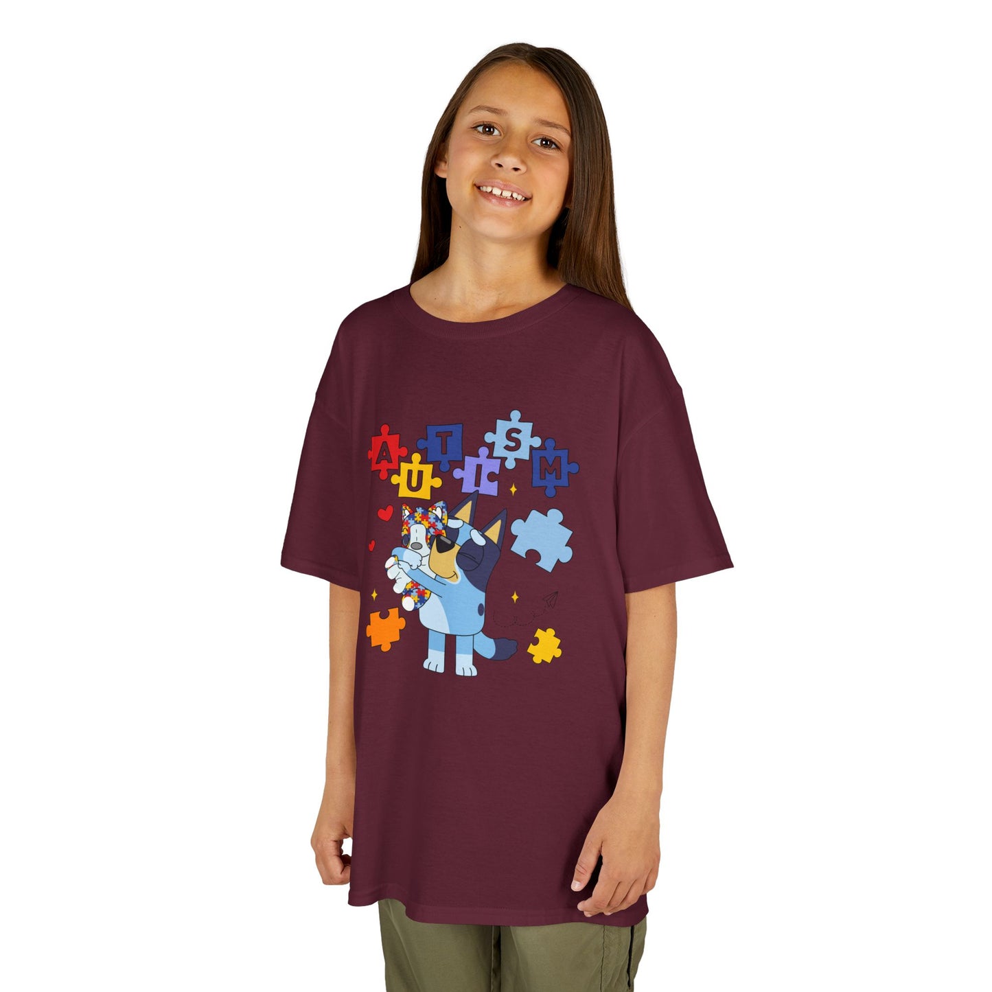 Autism Awareness Kids Tee — Cute Puzzle-Piece Unicorn Design