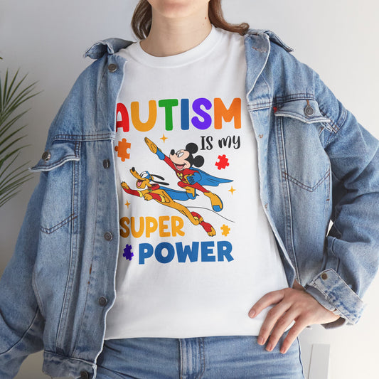 Autism Is My Superpower Tee — Colorful Autism Awareness Kids Shirt