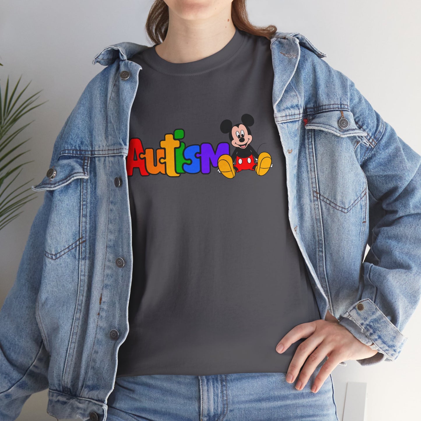 Autism Awareness Kids Tee — Colorful Puzzle Letters Design