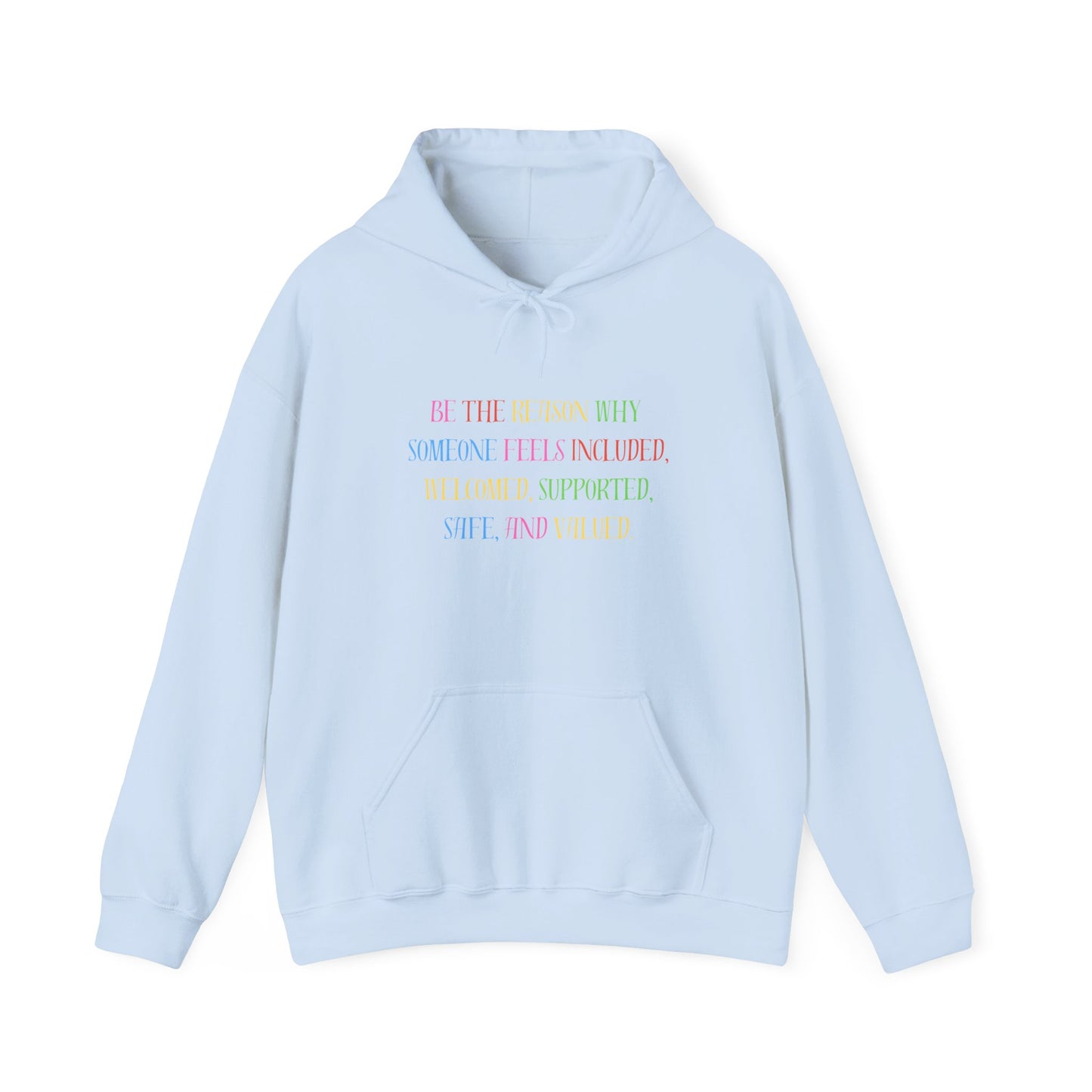 Pastel Inspirational Hoodie — 'Be the Reason Someone Smiles Today' Comfort Pullover