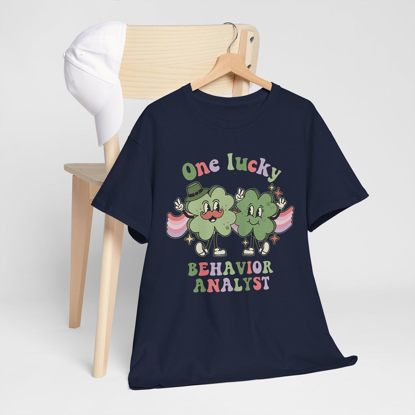 One Lucky Behavior Analyst T-Shirt — St. Patrick’s Day Shamrock ABA Shirt