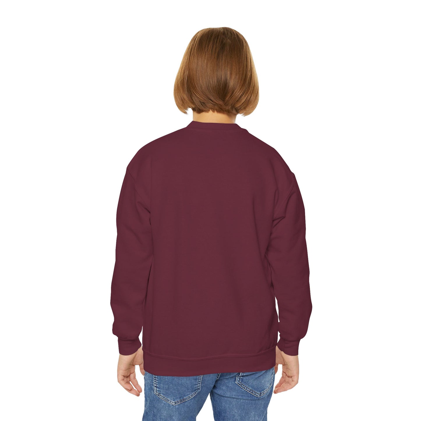 Autism Awareness Youth Crewneck Sweatshirt - I Love Someone with Autism