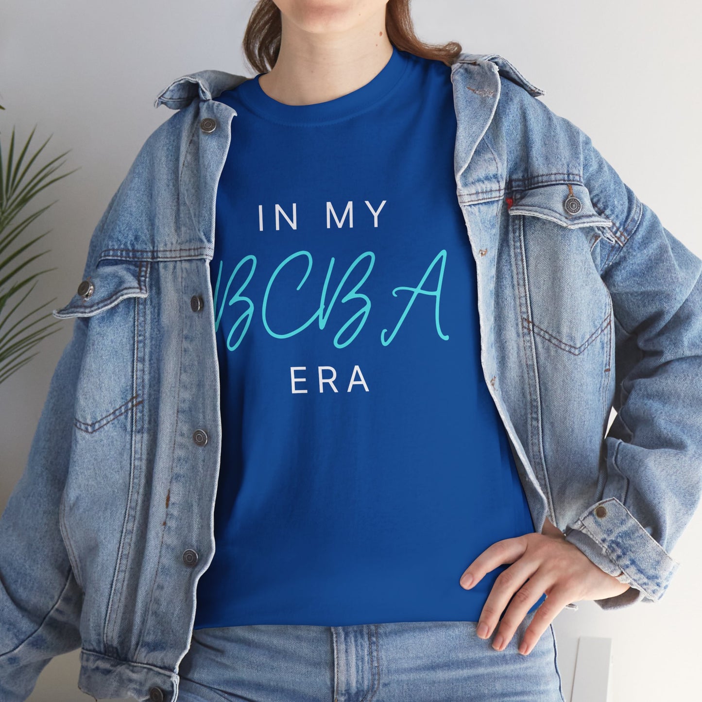 "In My BCBA Era" Unisex Heavy Cotton Tee - Comfortable & Stylish Tee for Behavioral Analysts