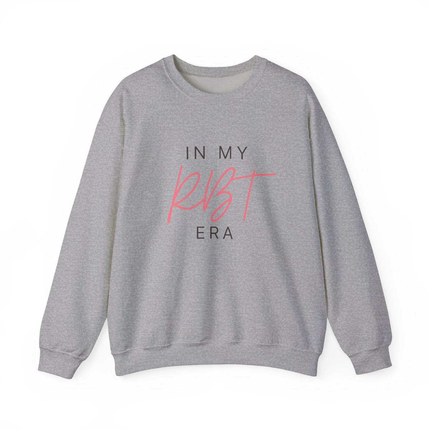 Crewneck Sweatshirt - "In My RBT Era" Pink Script Nursing Rehab Therapist Tee