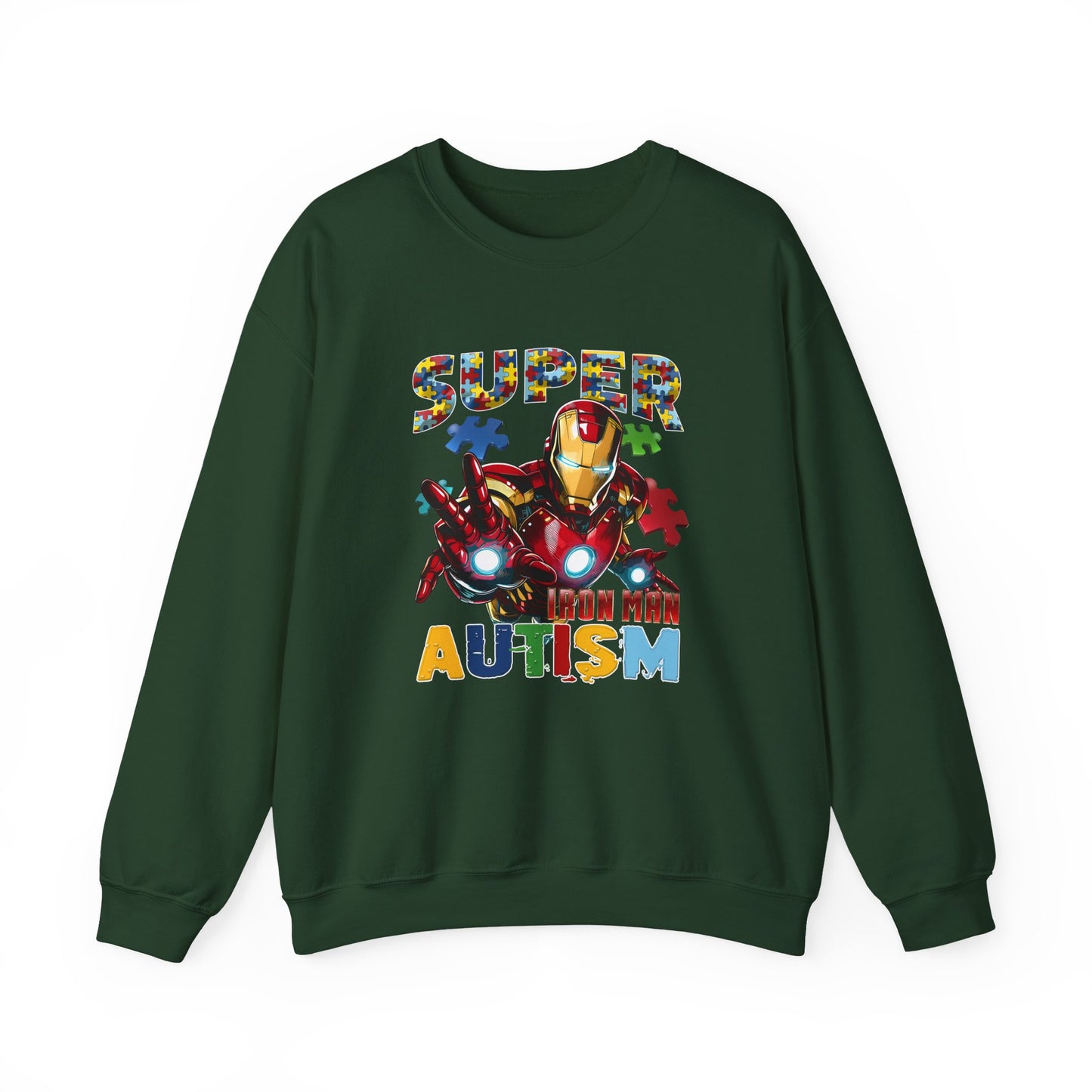 Autism Awareness Iron Hero Sweatshirt