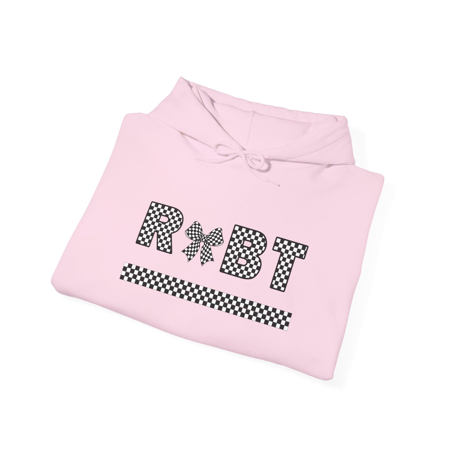 RBT Bow Checkered Hooded Sweatshirt