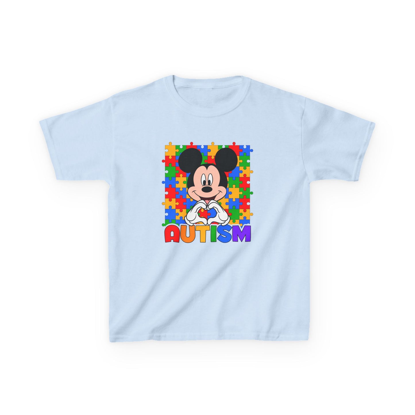Kids Autism Puzzle Heart T-Shirt