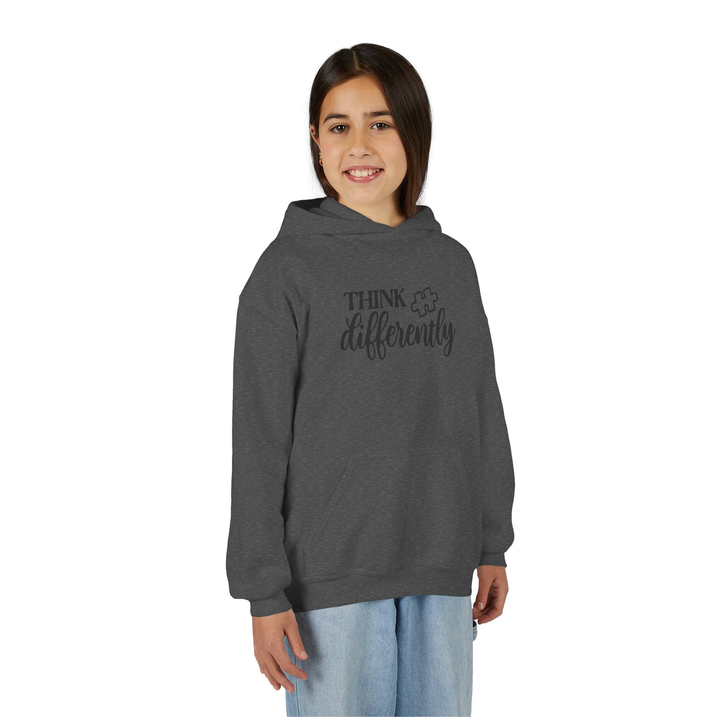 Inspirational Youth Hoodie - 'Think Differently'