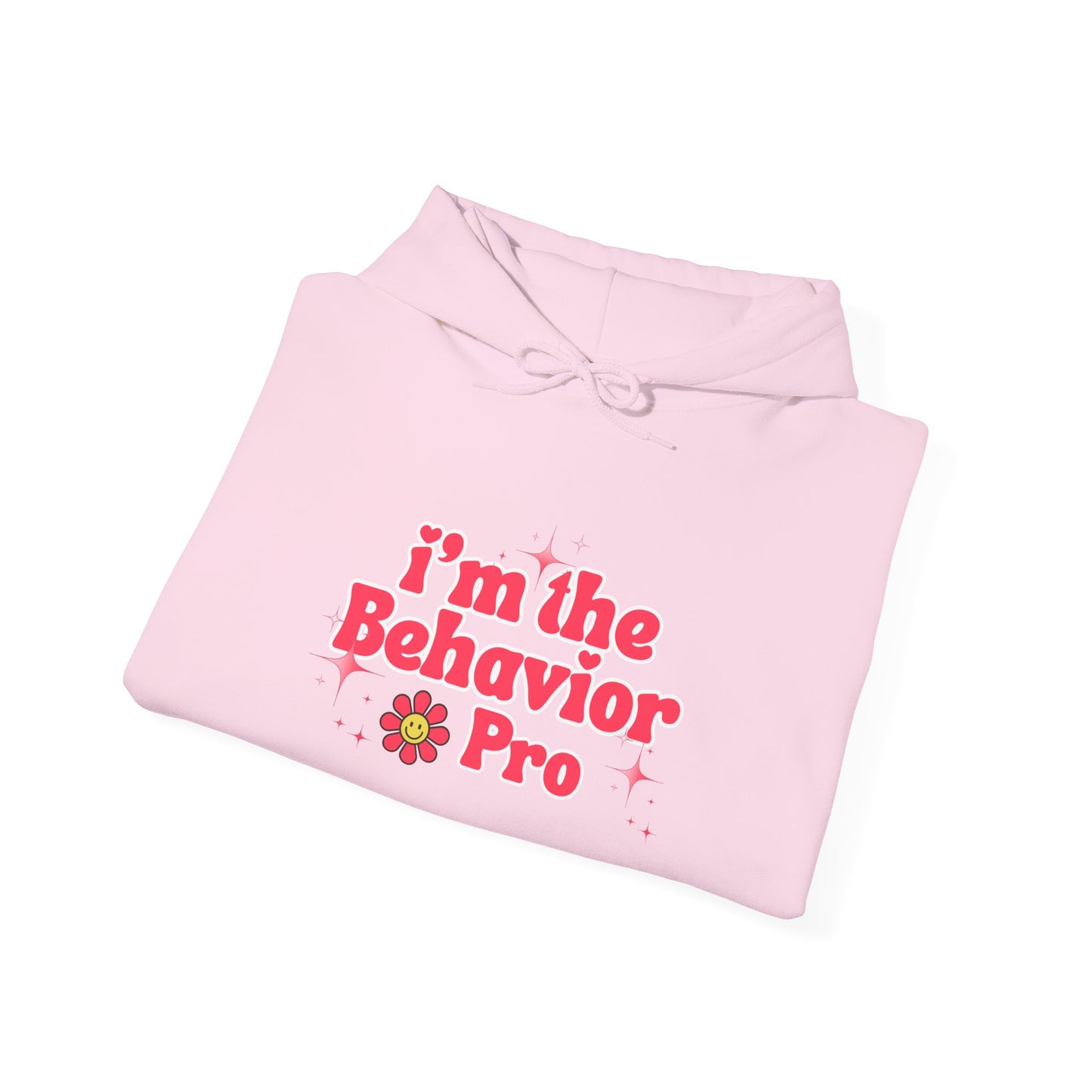 Behavior Pro Hoodie — Retro Flower "I'm the Behavior Pro"