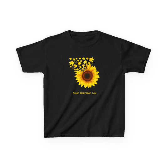 Sunflower Kids Tee - Bright & Cheerful Cotton T-Shirt