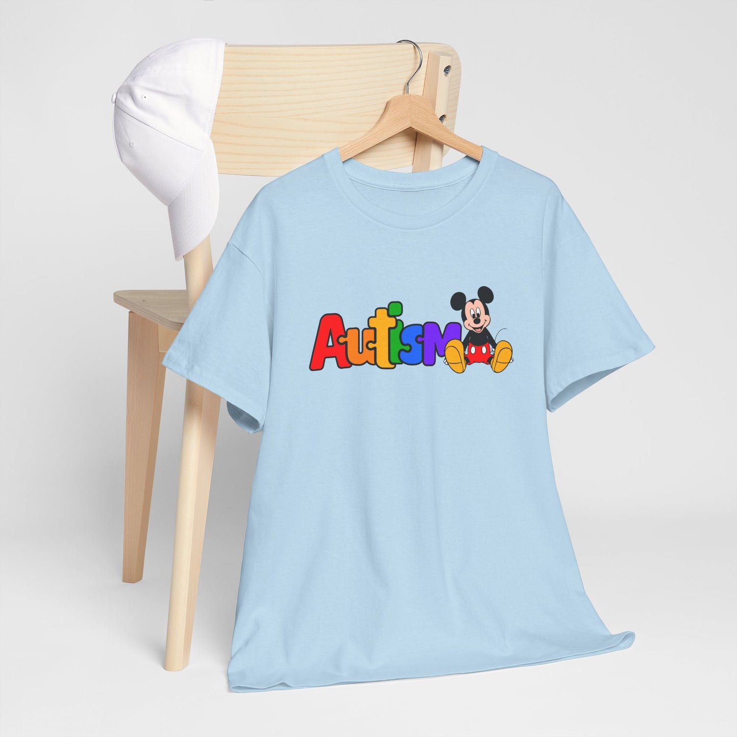 Autism Awareness Kids Tee — Colorful Puzzle Letters Design