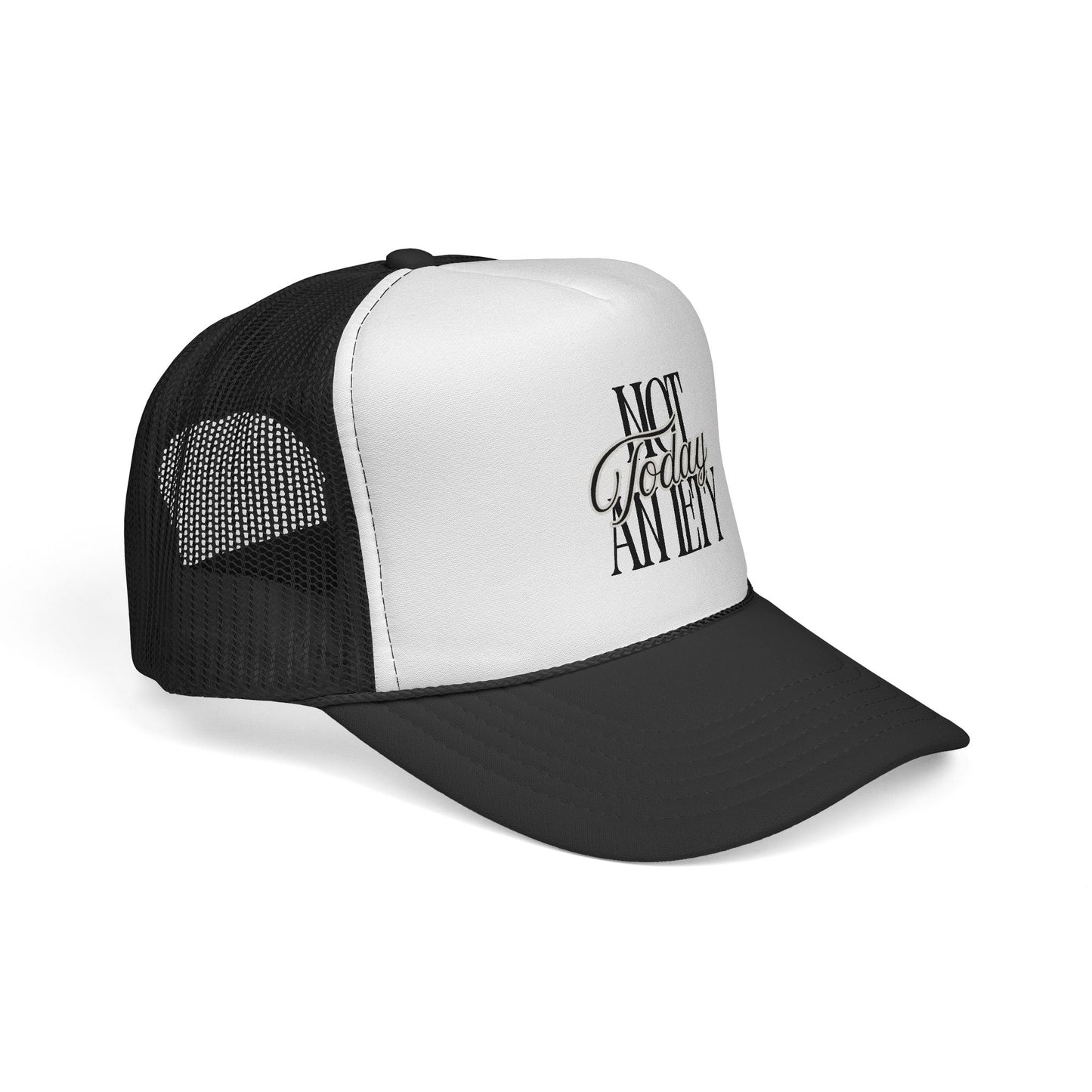 Not Today Anxiety Trucker Cap — Funny Anti-Anxiety Mesh Hat for Stress Relief
