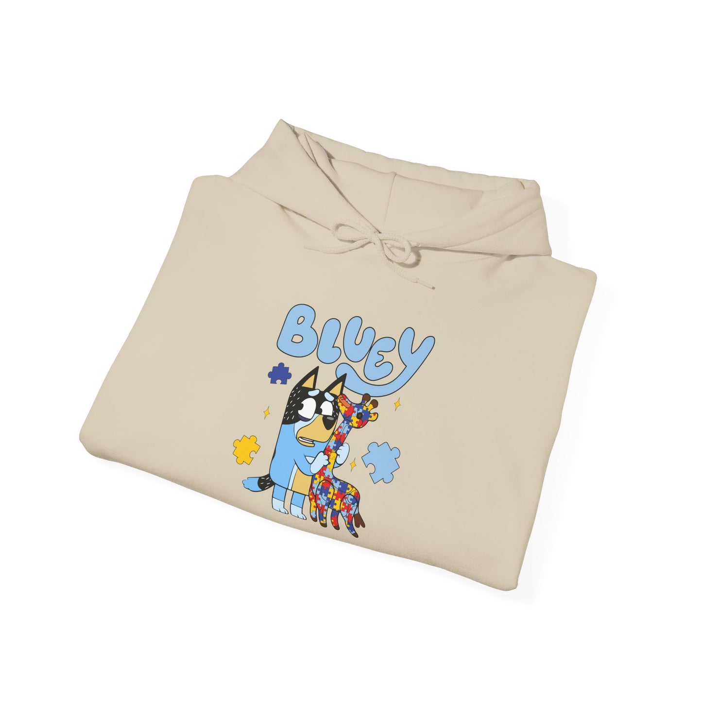 Bluey Cartoon Hoodie — Cute Blue Heeler Kids TV Character Pullover