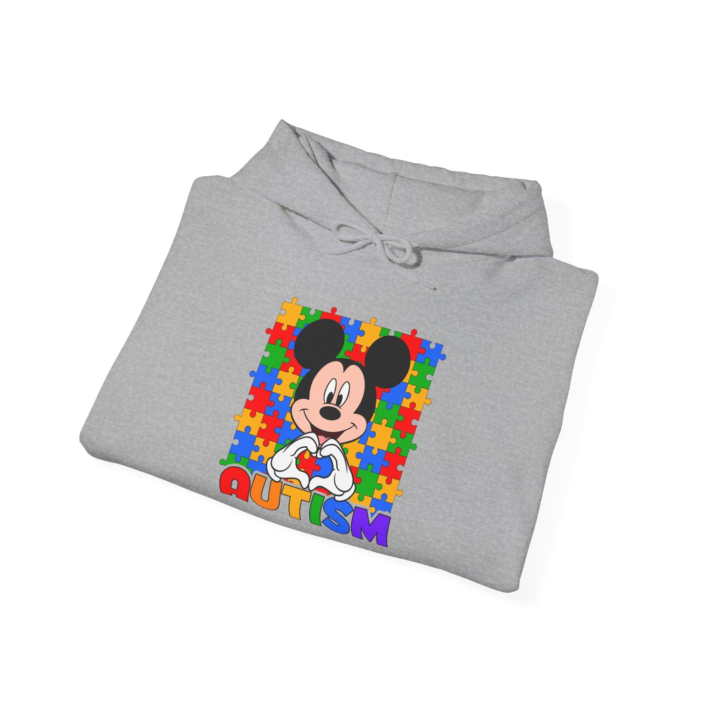 Autism Puzzle Heart Hoodie — Colorful Awareness Pullover