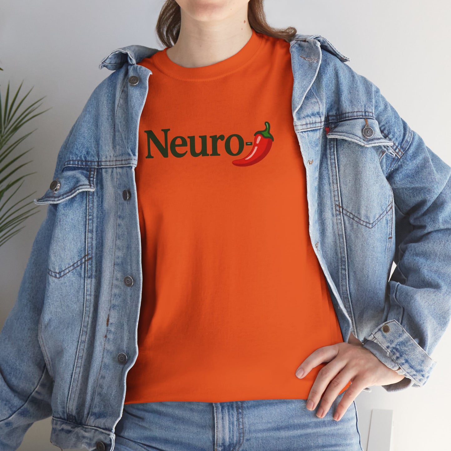 Neuro Chili Unisex Heavy Cotton Tee - Fun & Unique T-Shirt for Casual Wear