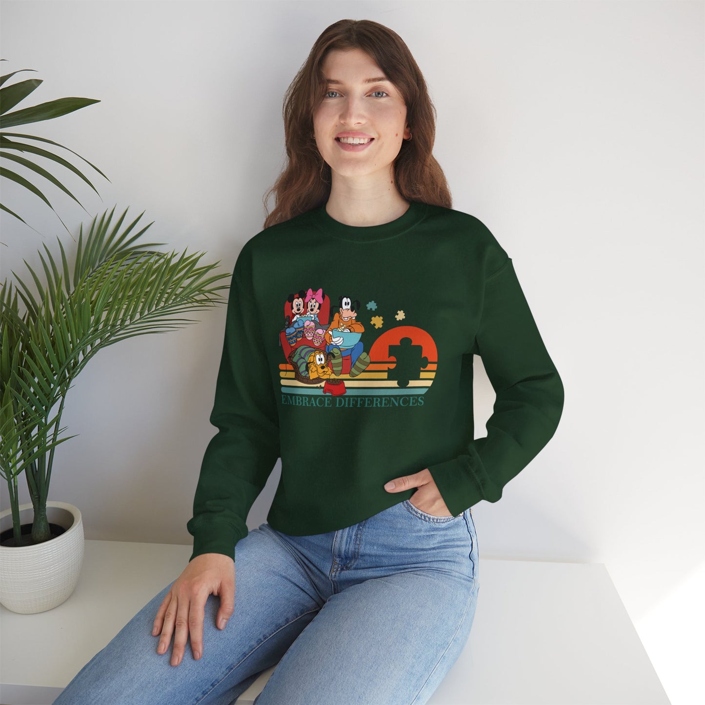 Embrace Differences Crewneck Sweatshirt