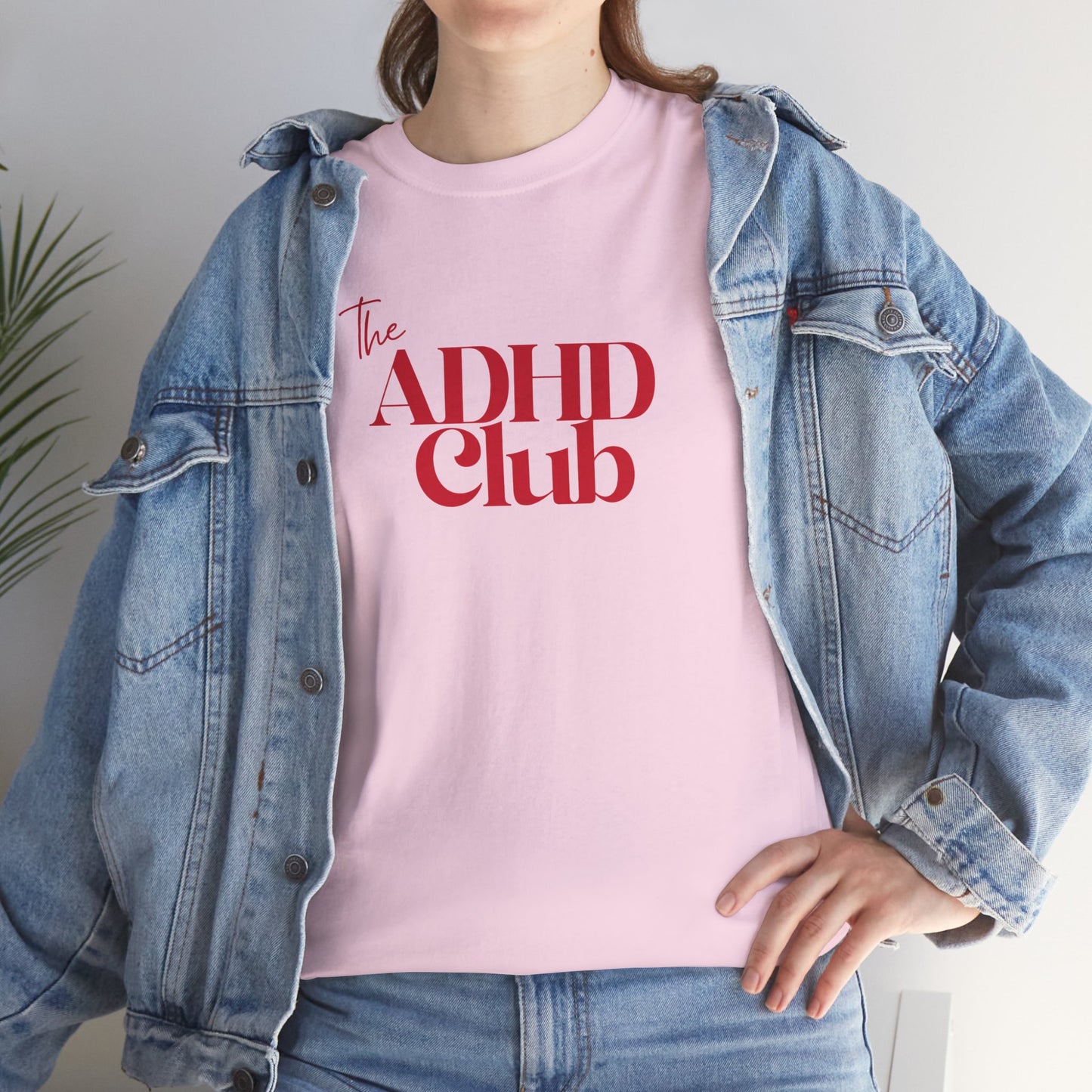 ADHD Club Unisex Heavy Cotton Tee - Comfortable & Supportive T-Shirt